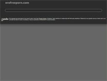 Tablet Screenshot of erofreeporn.com